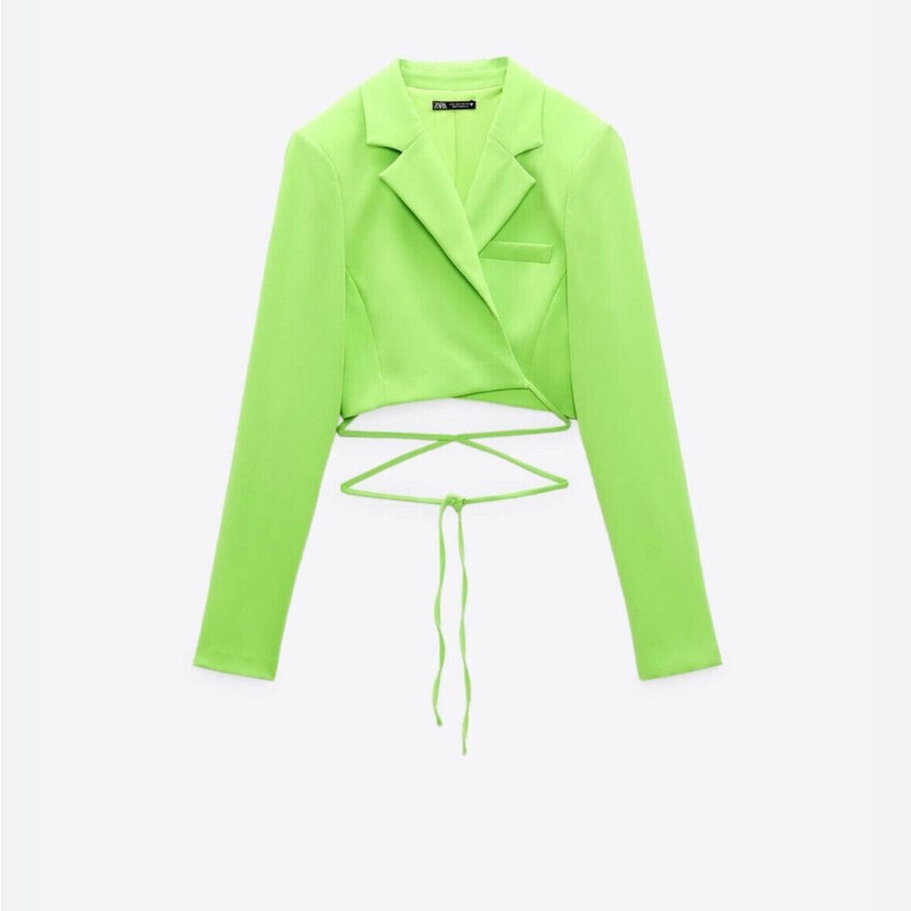 Zara cropped blazer